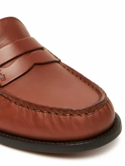Mocassini Calfskin Penny Loafer 818961942001 Marrone