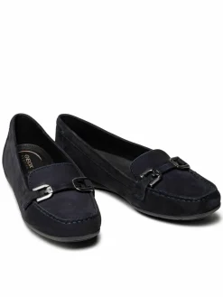 Mocassini D Annytah Moc A D84BMA 00032 C4007 Blu scuro