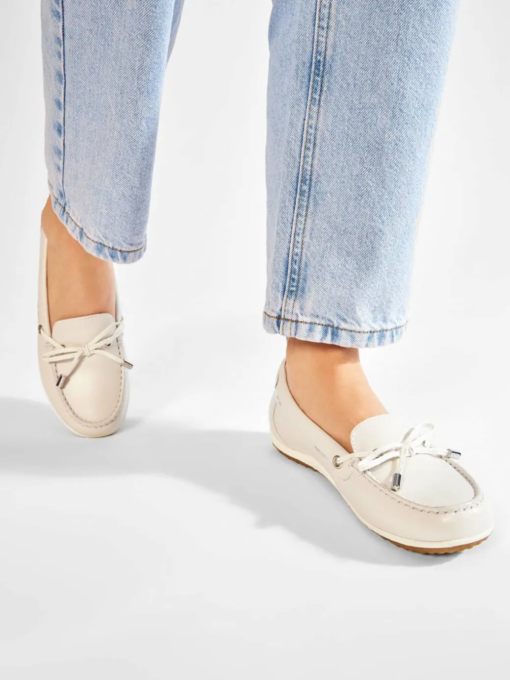 Mocassini D Vega Moc B D92DNB 043BC C1002 Bianco