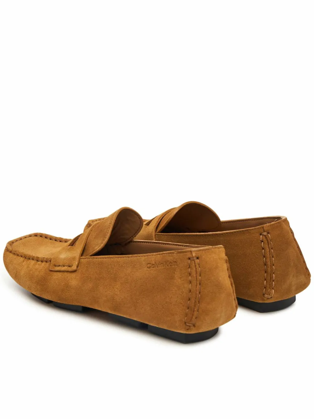 Mocassini Square Driver Suede HW0HW02844 Marrone