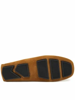 Mocassini Square Driver Suede HW0HW02844 Marrone