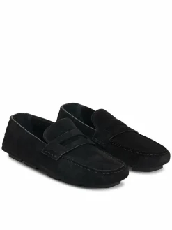 Mocassini Square Driver Suede HW0HW02844 Nero