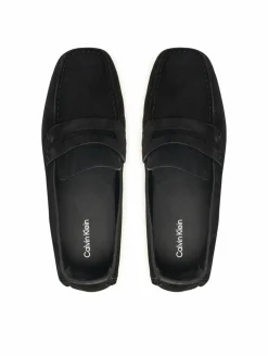 Mocassini Square Driver Suede HW0HW02844 Nero