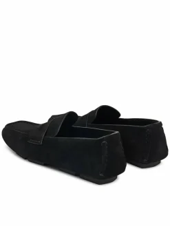 Mocassini Square Driver Suede HW0HW02844 Nero
