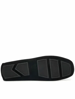 Mocassini Square Driver Suede HW0HW02844 Nero
