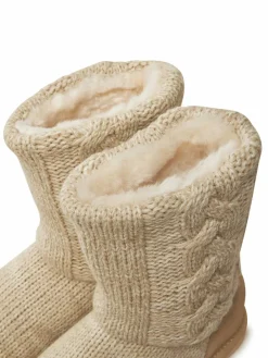 Pantofole Bartle W13142 Écru