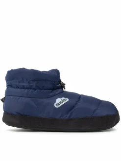 Pantofole Boot Home UNBHG684 Blu scuro