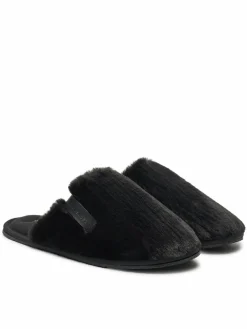 Pantofole Hotel Slipper Fur After Glow YW0YW01593 Nero
