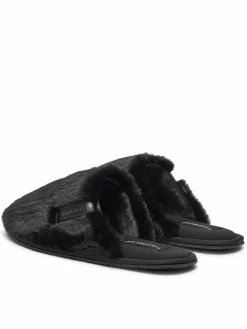 Pantofole Hotel Slipper Fur After Glow YW0YW01593 Nero