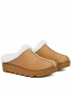 Pantofole Metz Marrone