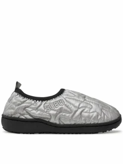 Pantofole Packable Outline Argento