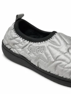 Pantofole Packable Outline Argento