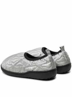Pantofole Packable Outline Argento