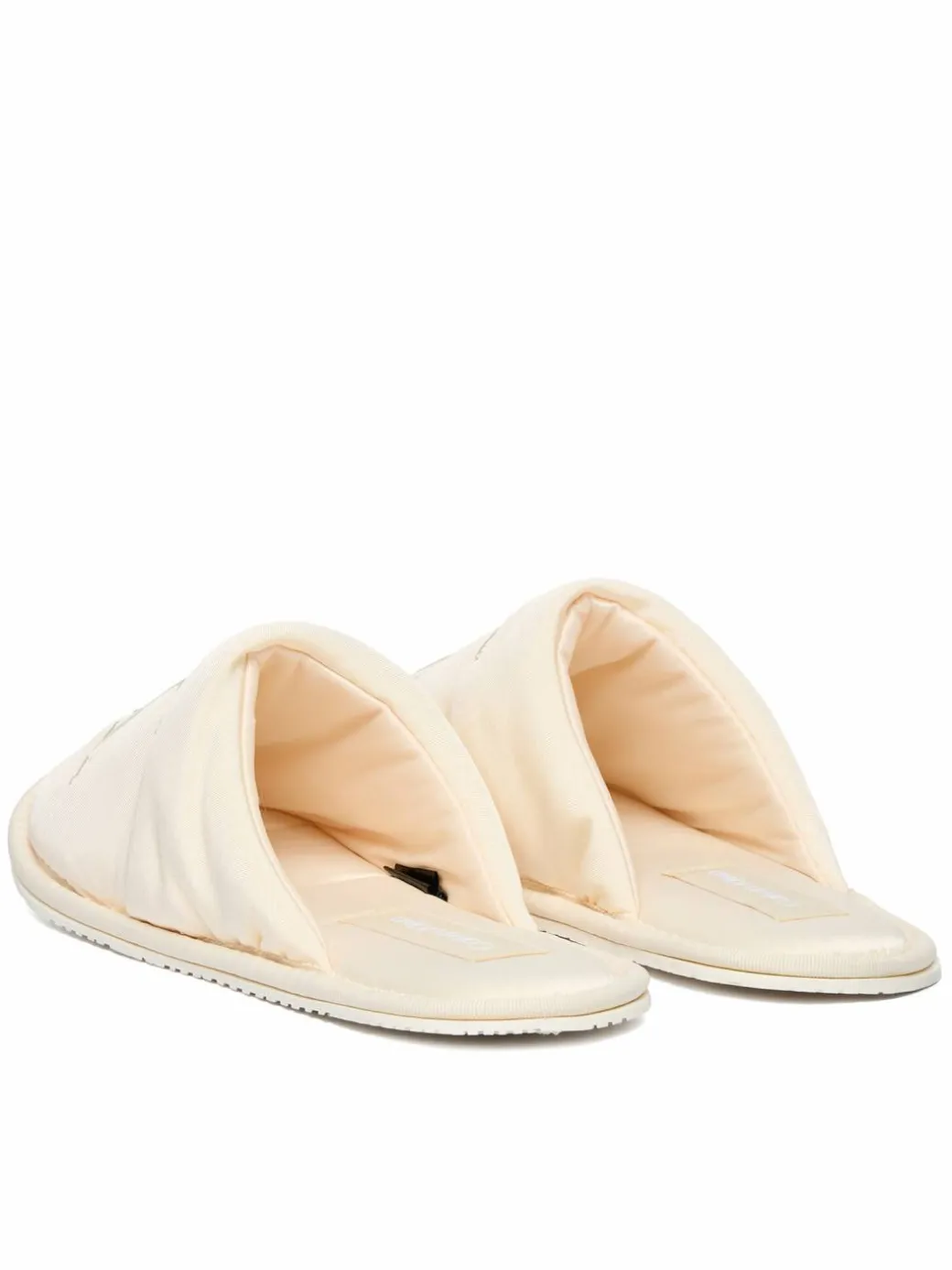 Pantofole Slipper Satin Moire YW0YW02053 Écru