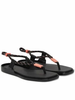 Sandali Beach Sandal Rope Pu 2 HW0HW02967 Nero