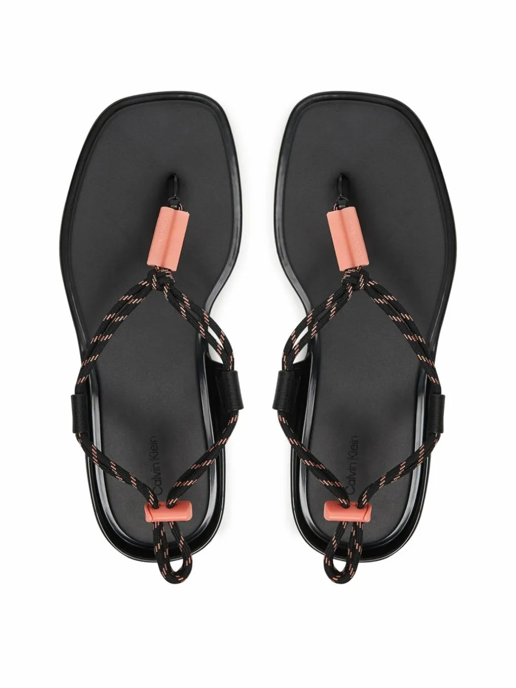 Sandali Beach Sandal Rope Pu 2 HW0HW02967 Nero