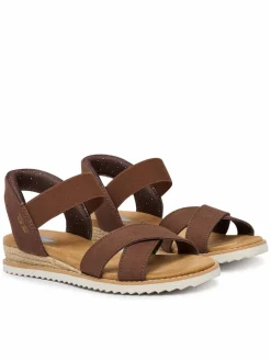 Sandali BOBS Desert Kiss - Golden Lily 114418/CHOC Marrone
