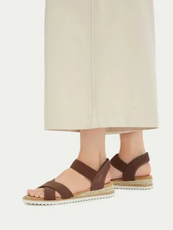 Sandali BOBS Desert Kiss - Golden Lily 114418/CHOC Marrone