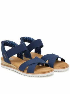 Sandali BOBS Desert Kiss - Golden Lily 114418/NVY Blu scuro