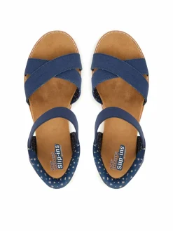 Sandali BOBS Desert Kiss - Golden Lily 114418/NVY Blu scuro