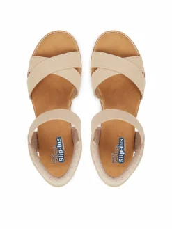 Sandali BOBS Desert Kiss - Golden Lily 114418/NAT Beige