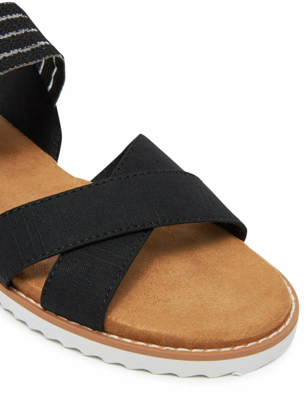 Sandali BOBS Desert Kiss-Shore Enough 114130/BLK Nero