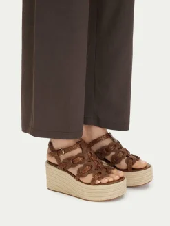 Sandali EO-AMANI-LT0228-26-806 Marrone