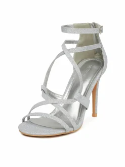 Sandali F89725-88 Argento
