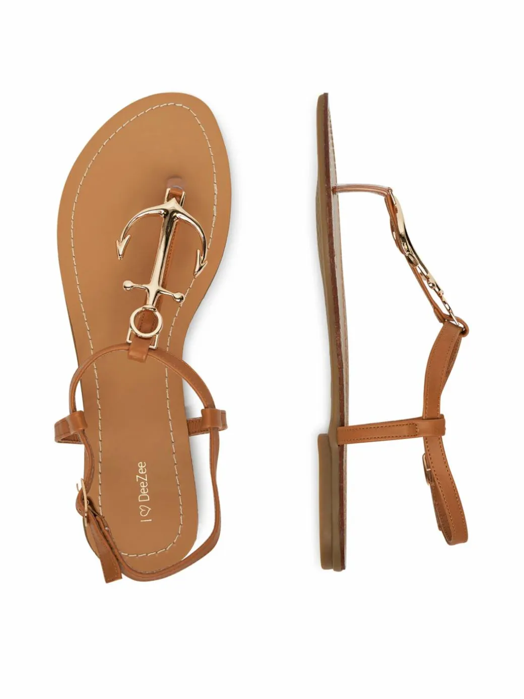 Sandali F103-123 Marrone