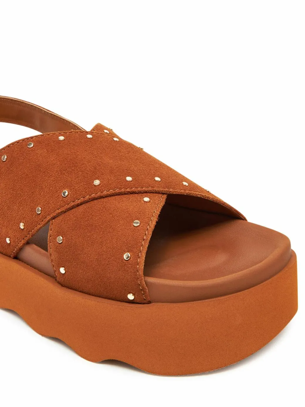 Sandali F32304 Marrone