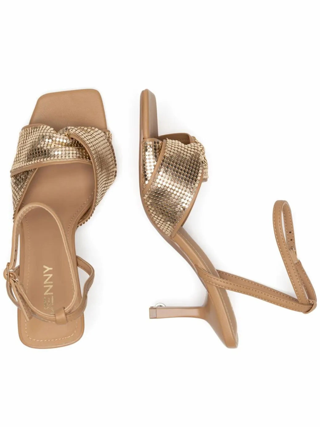 Sandali R25SS01647 Marrone