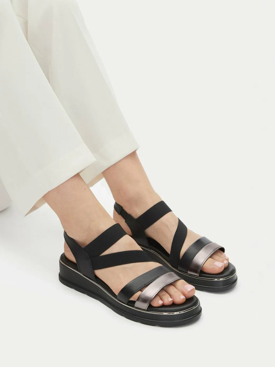 Sandali RST-HANA-01 Nero