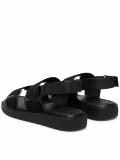 Sandali Sq Molded Sandal Webb HW0HW02872 Nero
