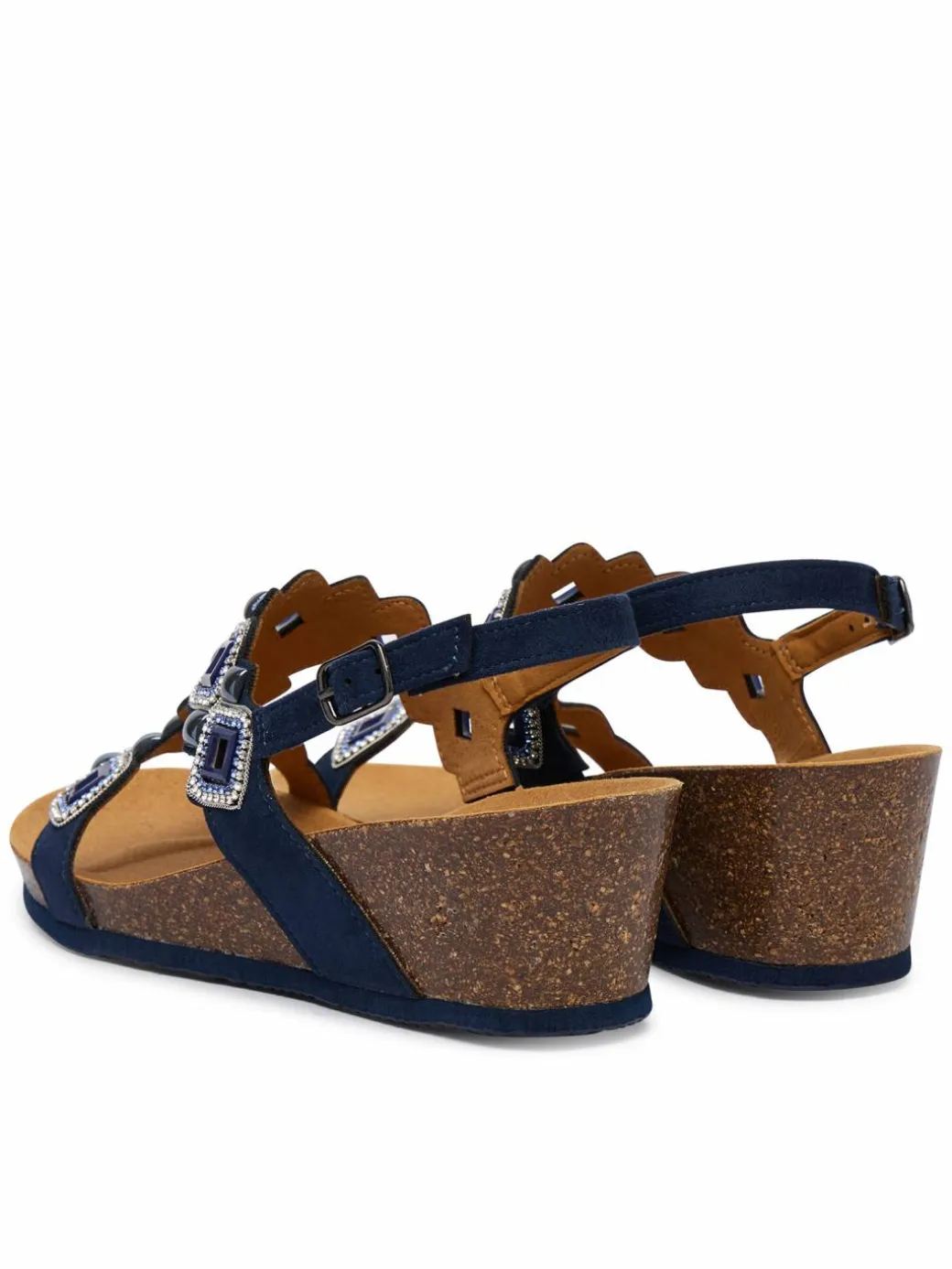 Sandali Tulum T-Bar MF00689 Blu scuro