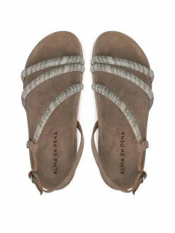 Sandali V251705 Marrone