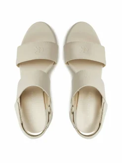 Sandali Wedge Sandal Webbing In YW0YW01790 Grigio