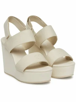 Sandali Wedge Sandal Webbing In YW0YW01790 Grigio
