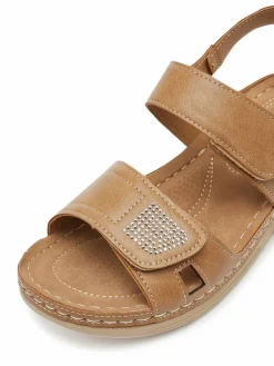 Sandali WFA3741-1 Marrone