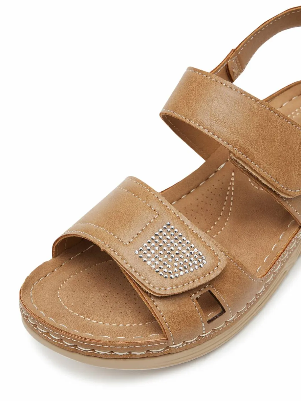 Sandali WFA3741-1 Marrone