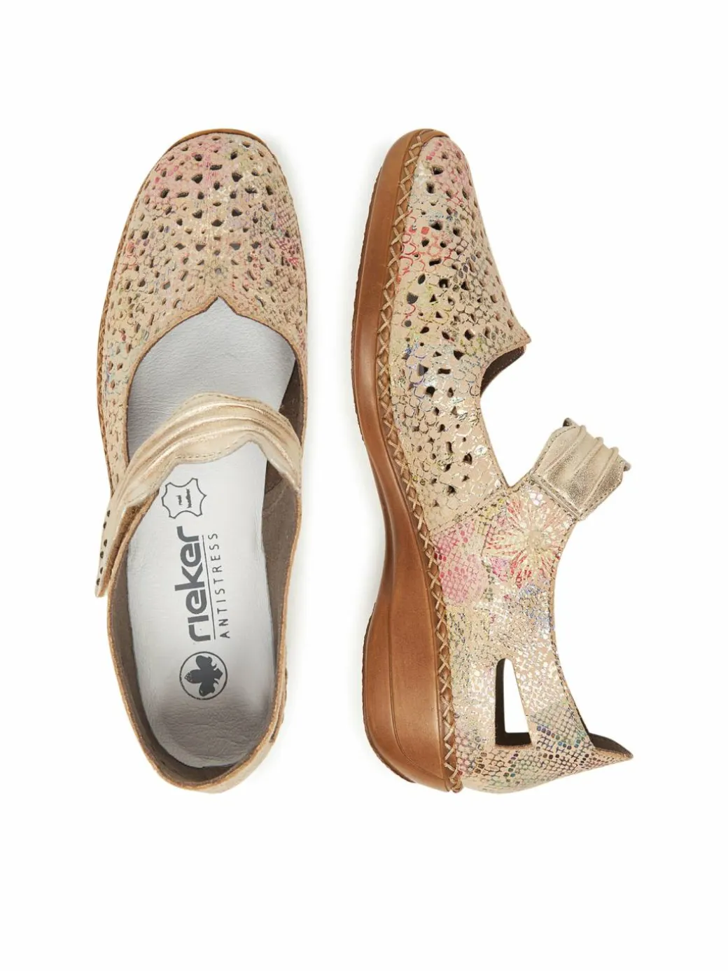 Scarpe basse 41399-92 Beige