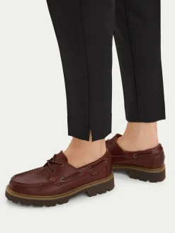 Scarpe basse Cleyhill Boat. 26187287 Marrone
