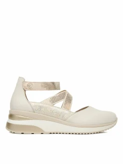 Scarpe basse D2411-81 Beige