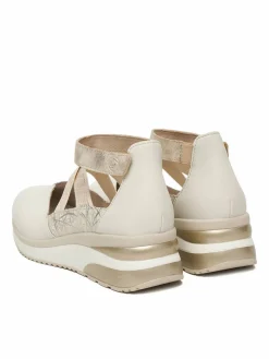 Scarpe basse D2411-81 Beige