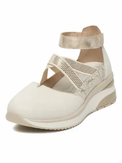 Scarpe basse D2411-81 Beige