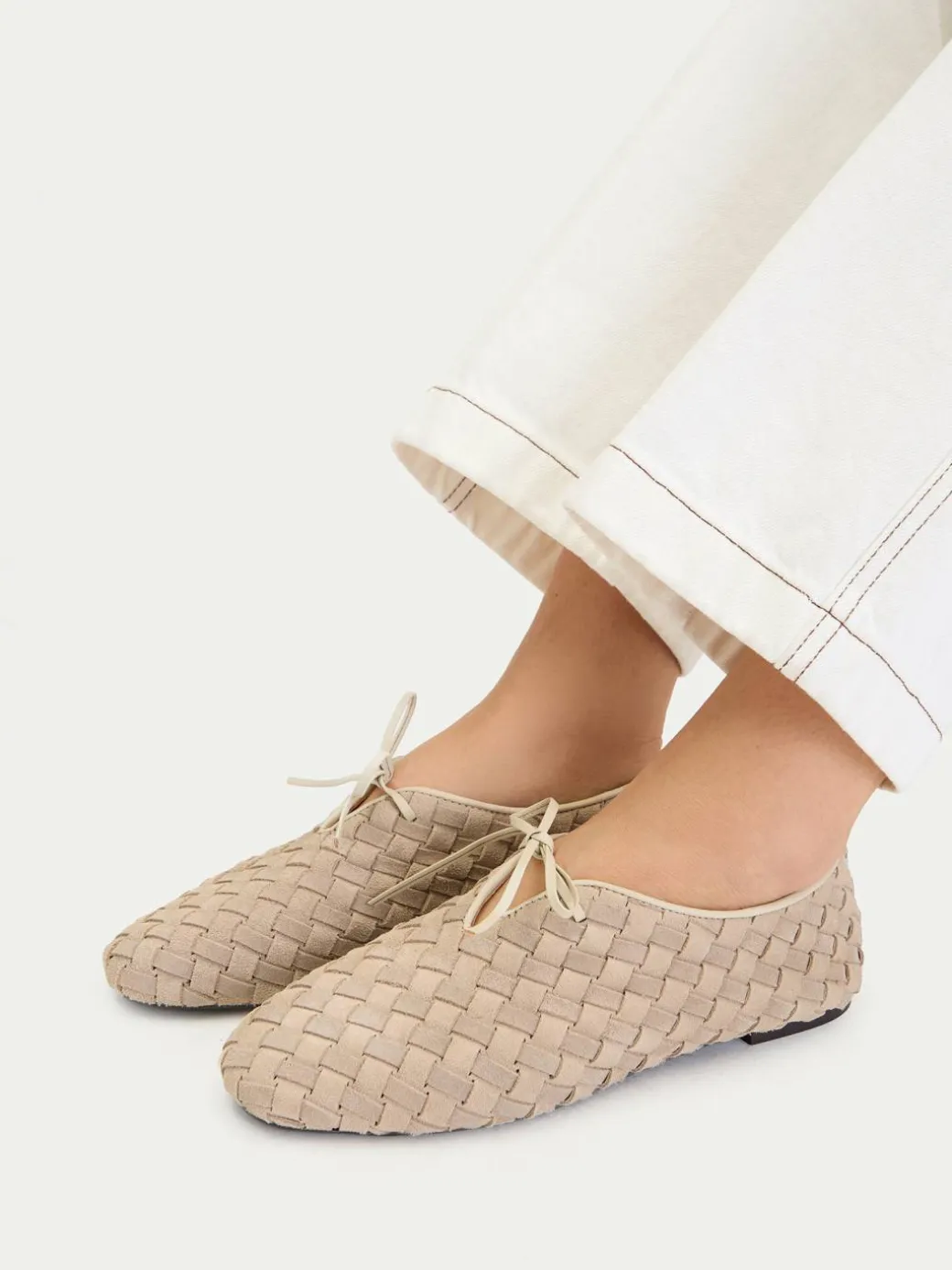 Scarpe basse EO-26SS02 Beige