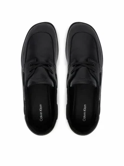 Scarpe basse Ess Boatshoe Lth HW0HW03116 Nero