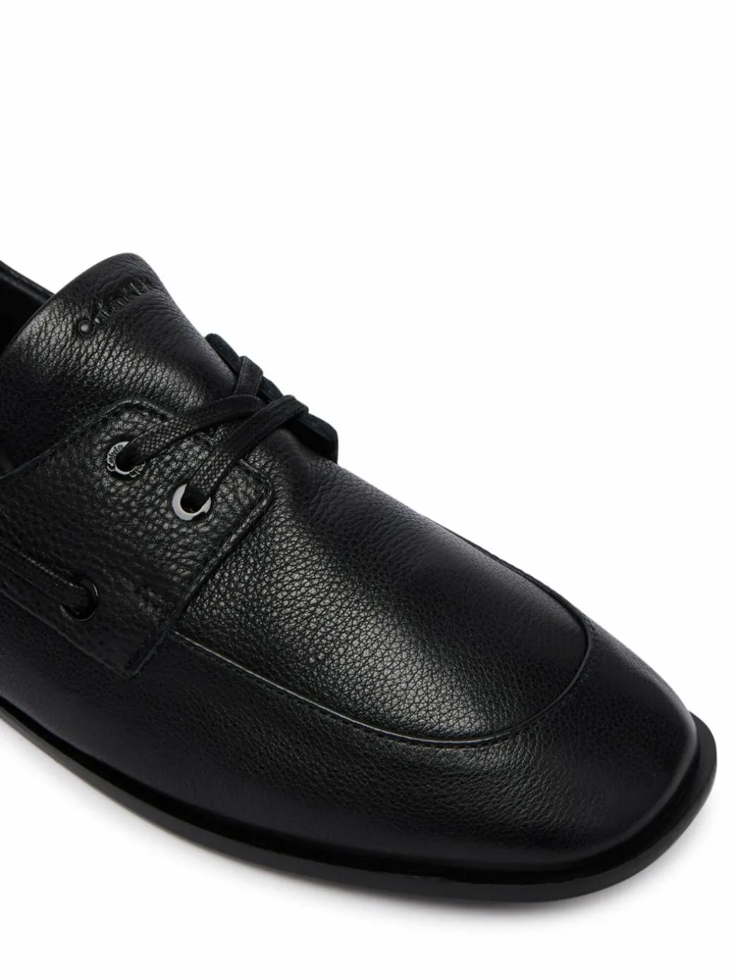 Scarpe basse Ess Boatshoe Lth HW0HW03116 Nero