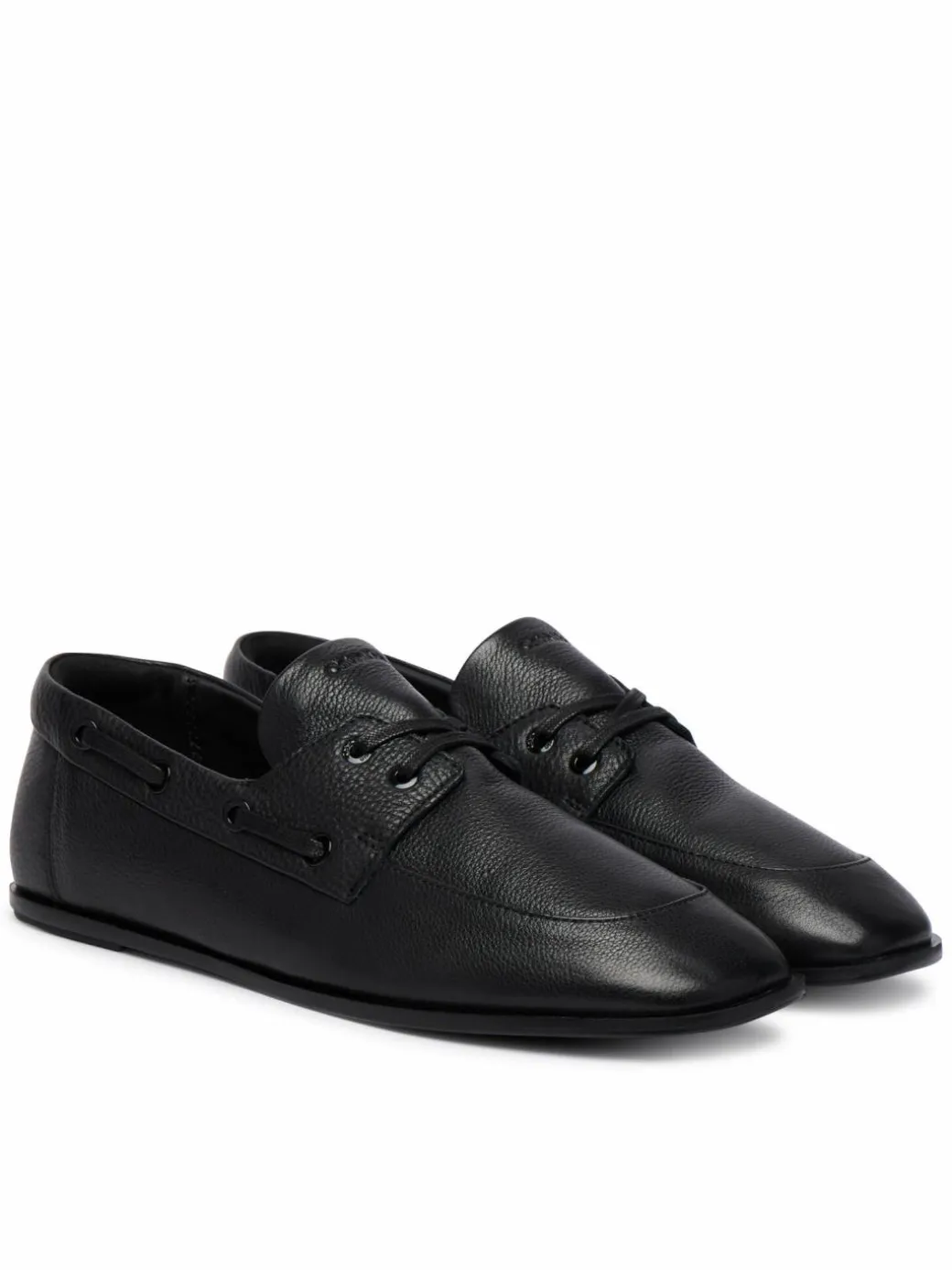 Scarpe basse Ess Boatshoe Lth HW0HW03116 Nero