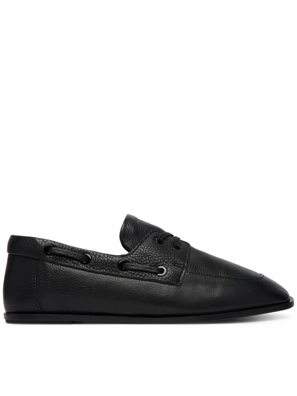 Scarpe basse Ess Boatshoe Lth HW0HW03116 Nero