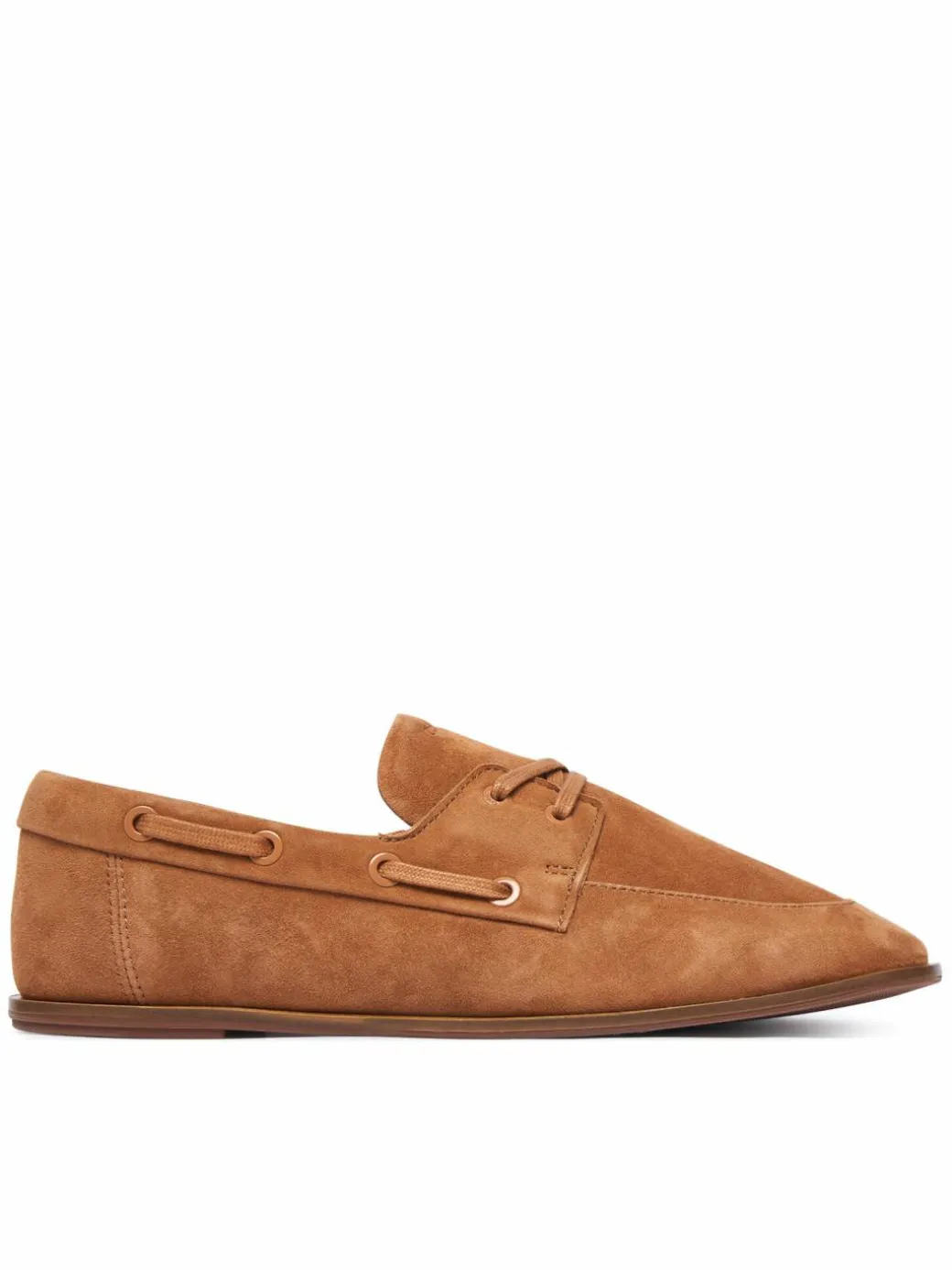 Scarpe basse Ess Boatshoe Suede HW0HW03290 Marrone
